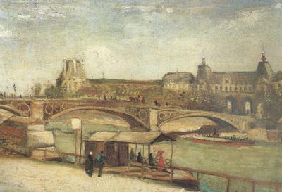 Vincent Van Gogh The Pont du Carrousel and the Louvre (nn04) Germany oil painting art